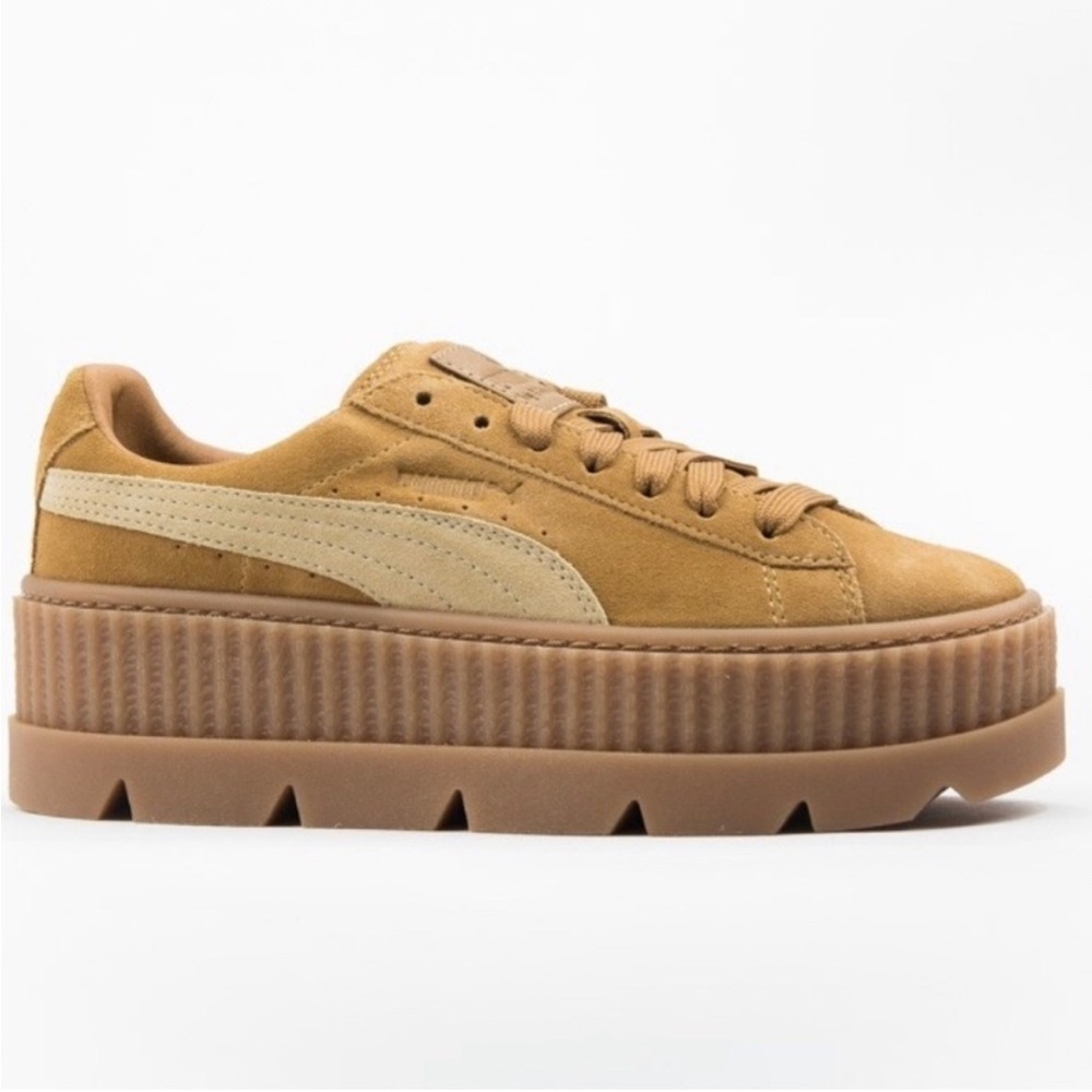 The Rihanna x Fenty Creeper Golden Brown Puma